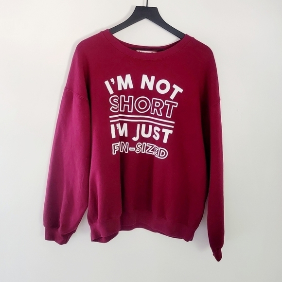 Wound Up Crew Neck Graphic Fun Print Women's Sweatshirt Size XXL (19) - Picture 1 of 5